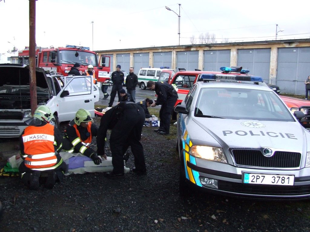 obrázek: Budoucí policisté si zkoušeli své teoretické znalosti v praxi