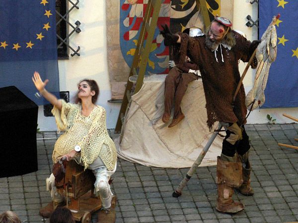 obrázek: Don Quijote de la Ancha přijíždí zítra do Nebílov