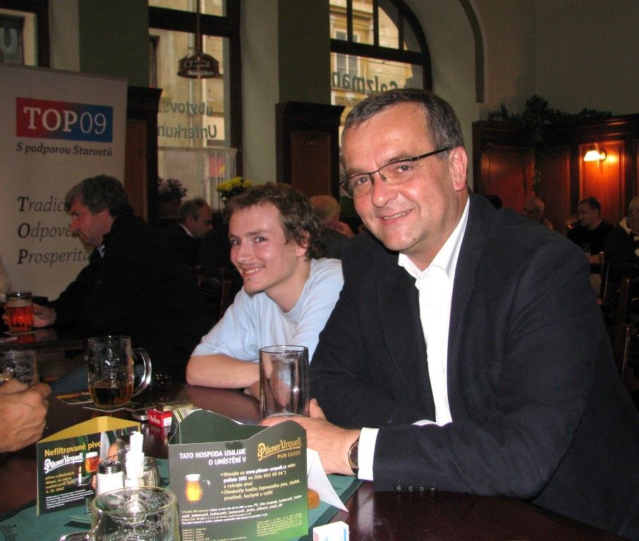 obrázek: Miroslav Kalousek diskutoval v Plzni