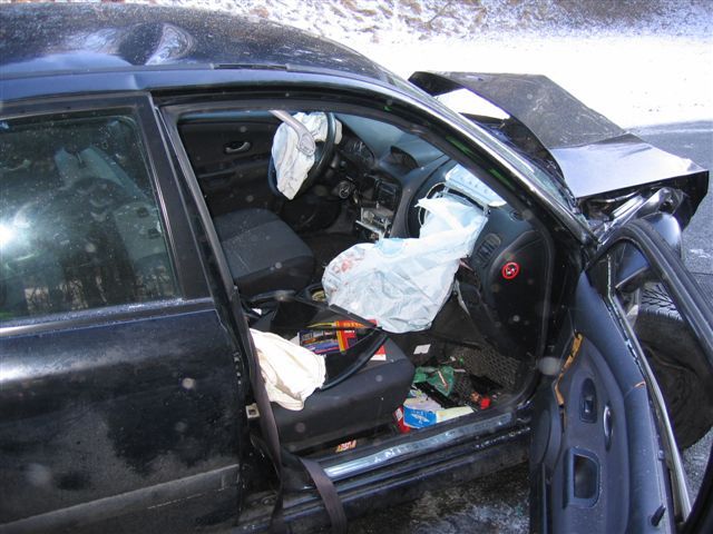 obrázek: Nehoda u Jiřičné: Sedm zraněných, z toho čtyři děti