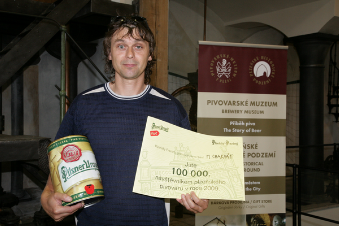 obrázek: Prazdroj dnes přivítal stotisícího návštěvníka