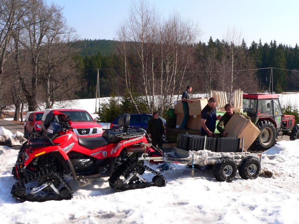 obrázek: Speciální technika horské služby pomohla Národnímu parku Šumava