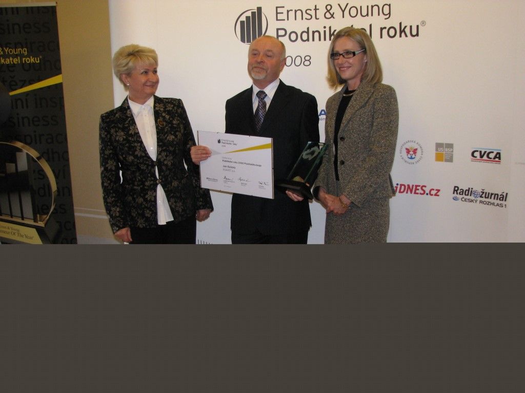 obrázek: Titul Podnikatel roku Plzeňského kraje 2008 byl udělen