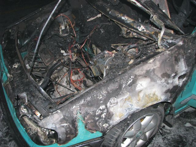 obrázek: V podzemních garážích na Slovanech hořelo