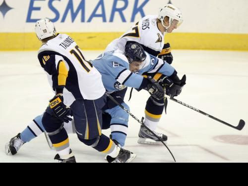 obrázek: Crosby dal hattrick během osmi minut