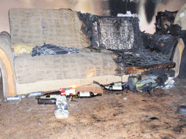 obrázek: Muž z Rokycan málem uhořel na posteli