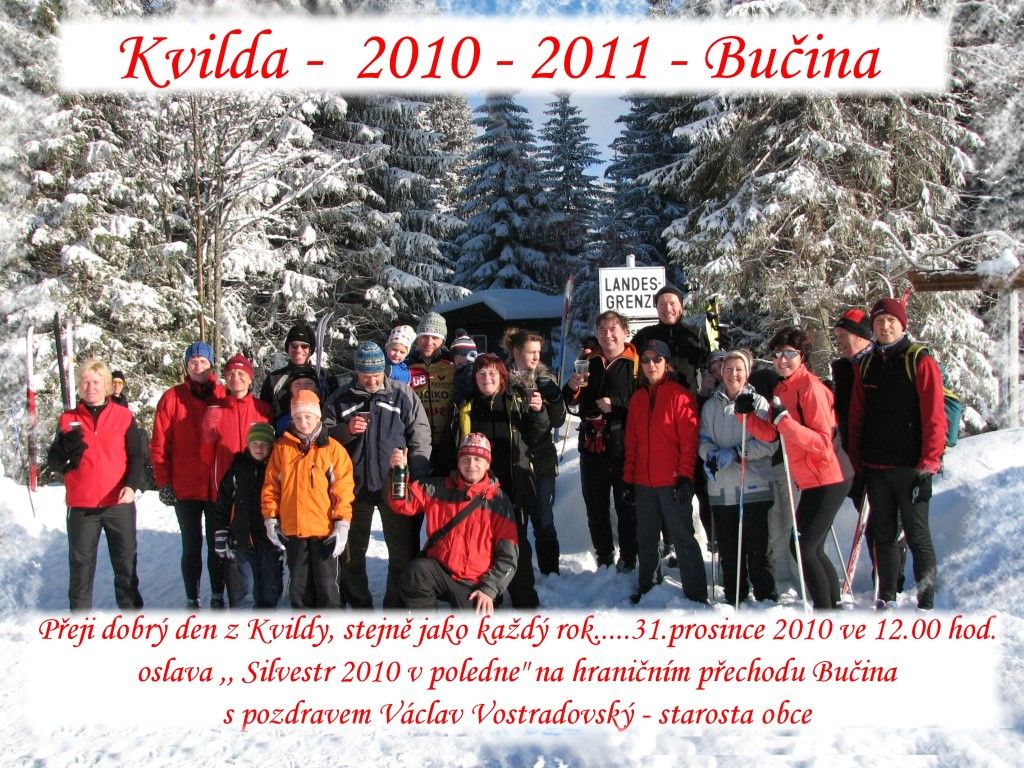 obrázek: Na šumavském přechodu Bučina oslaví Silvestr v poledne 