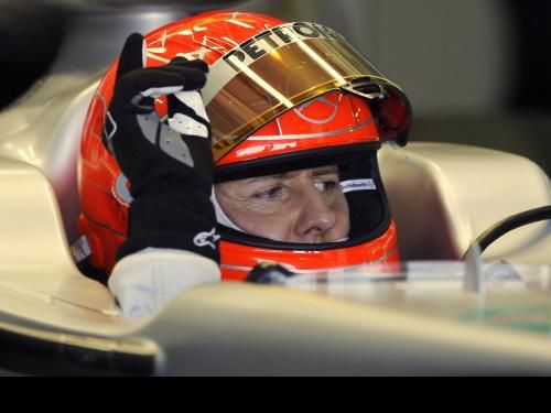 obrázek: Schumacher poprvé testoval nový monopost Mercedesu