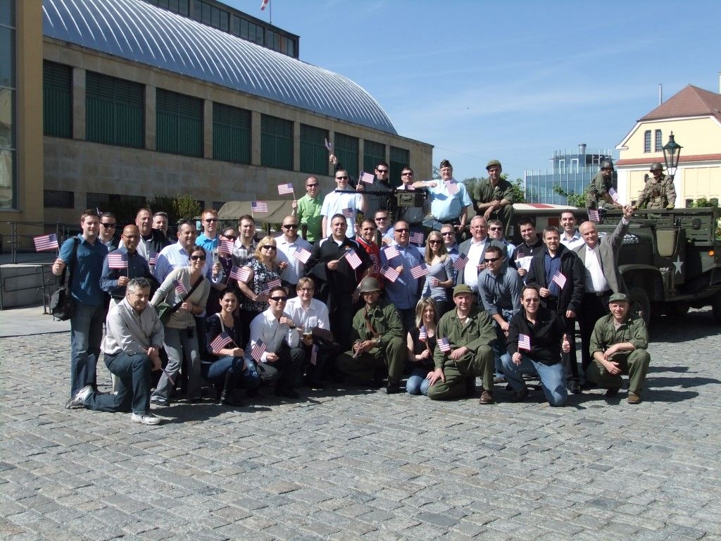 obrázek: Američtí prodejci Pilsner Urquell slavili osvobození Plzně