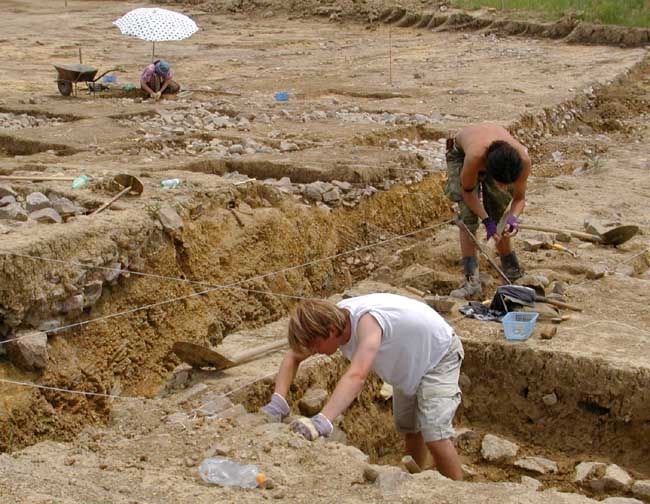 obrázek: Archeologové se dostali ke skvrňanské bráně