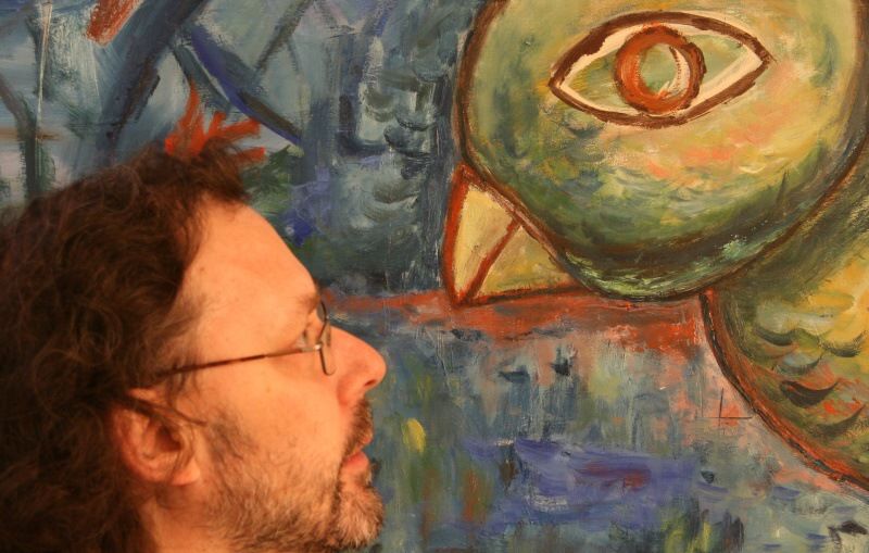 obrázek: Malíř Jindřich Pevný se vrací do chotěšovského kláštera 