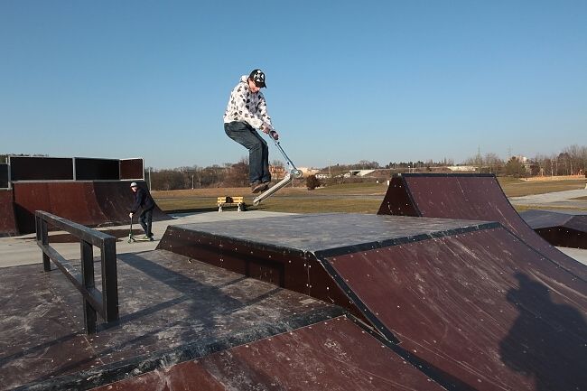 obrázek: Nedočkavci využívají areál na Borech ještě před otevřením