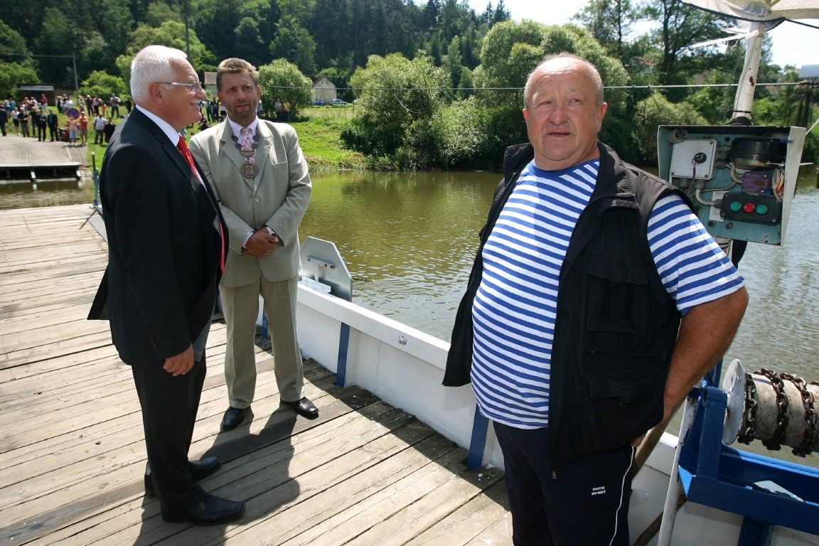 obrázek: Prezident Klaus si z kraje odvážel hezké pocity i špacírku