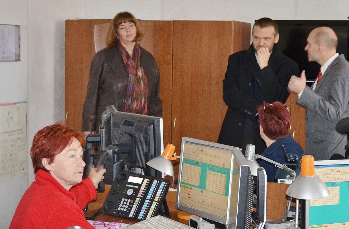 obrázek: Primátor Plzně Baxa navštívil krajské záchranáře