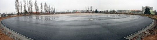 obrázek: První etapa atletického areálu bude dokončena na jaře 2012