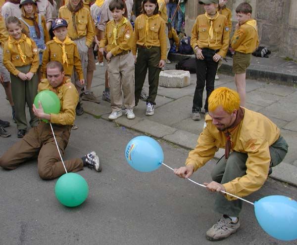 obrázek: Nejmenší skauti včera porazili i počasí