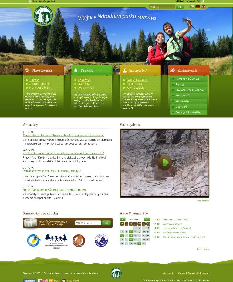 obrázek: Šumava představuje nové moderní webové stránky 