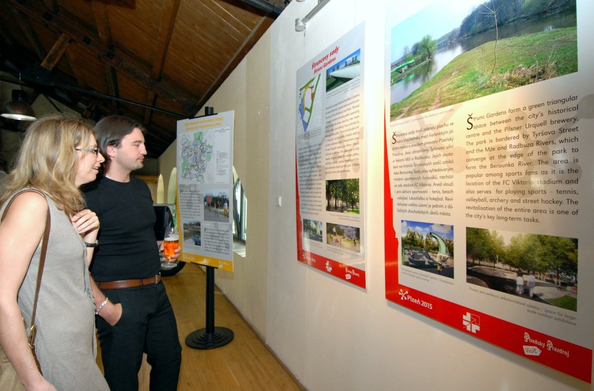 obrázek: Výstava v plzeňském pivovaru představuje projekty města