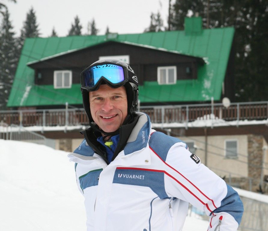 obrázek: Dominik Hašek lyžoval na Špičáku