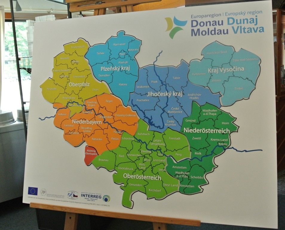 obrázek: Evropský region Dunaj – Vltava byl oficiálně založen