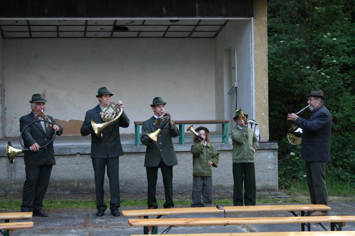 obrázek: Lovecká hudba zněla o víkendu pod Vršíčkem