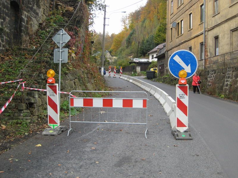 obrázek: Na Tachovsku se ztrácení podstavce značek