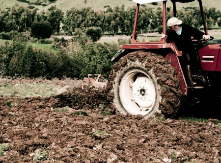 obrázek: Od rybníka u Koutu na Šumavě ukradli traktor