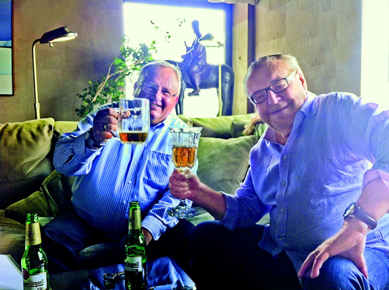 obrázek: Pilsner Urquell si Miloš Forman vychutnal z císařského poháru