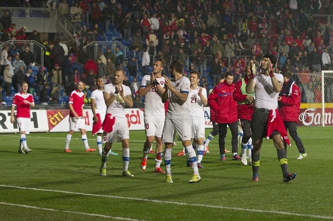 obrázek: Plzeň fandila fotbalové reprezentaci