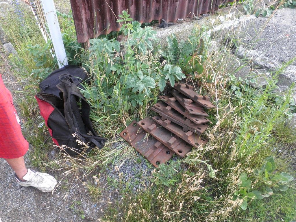 obrázek: Plzeňák táhl v batohu ukradené pražce. Podívejte se