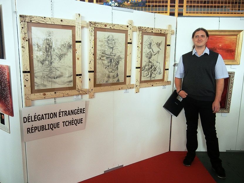 obrázek: Plzeňský malíř Petr Šrédl získal cenu Grand Prix
