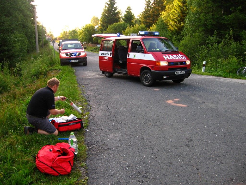 obrázek: Řidič skončil v šumavském Vchynicko-Tetovském kanále