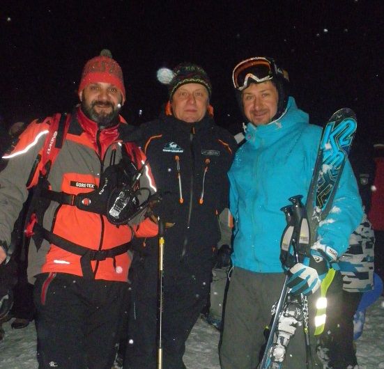 obrázek: Špičák sjel na Silvestra s pochodní i jachtař Křížek