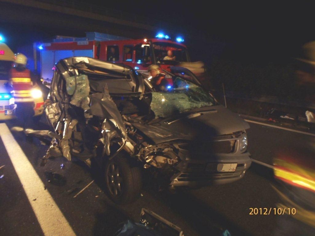 obrázek: Středeční ranní nehoda na D5: Šest zraněných