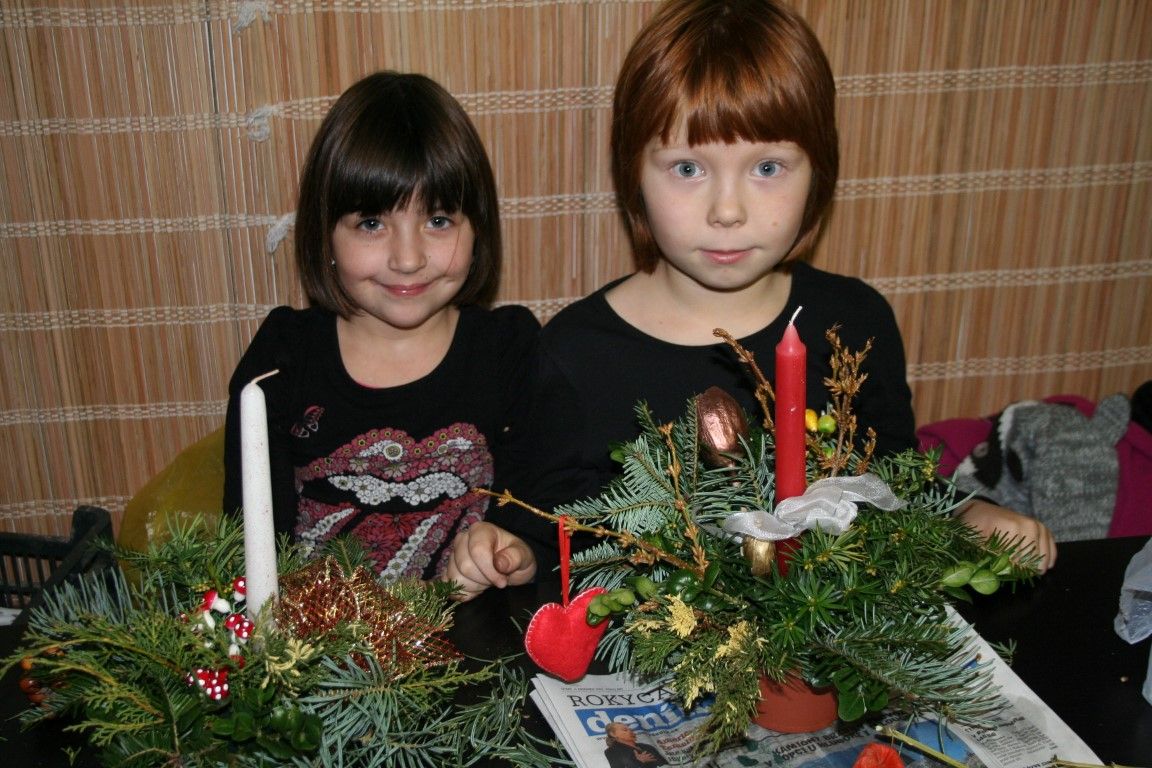 obrázek: Vánoční zvyky si připomněli i mladí ochranáři