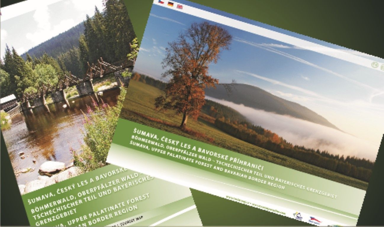 obrázek: Vychází nová turistická mapa Šumava a Český les