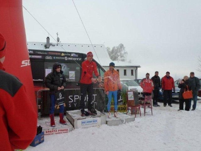 obrázek: Lyžaři závodili ve Ski areálu Těškov