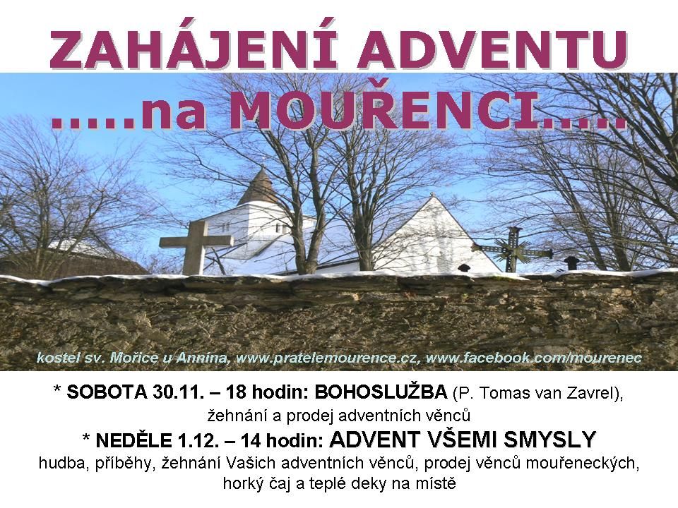 obrázek: Mouřenec zve v sobotu i v neděli k návštěvě