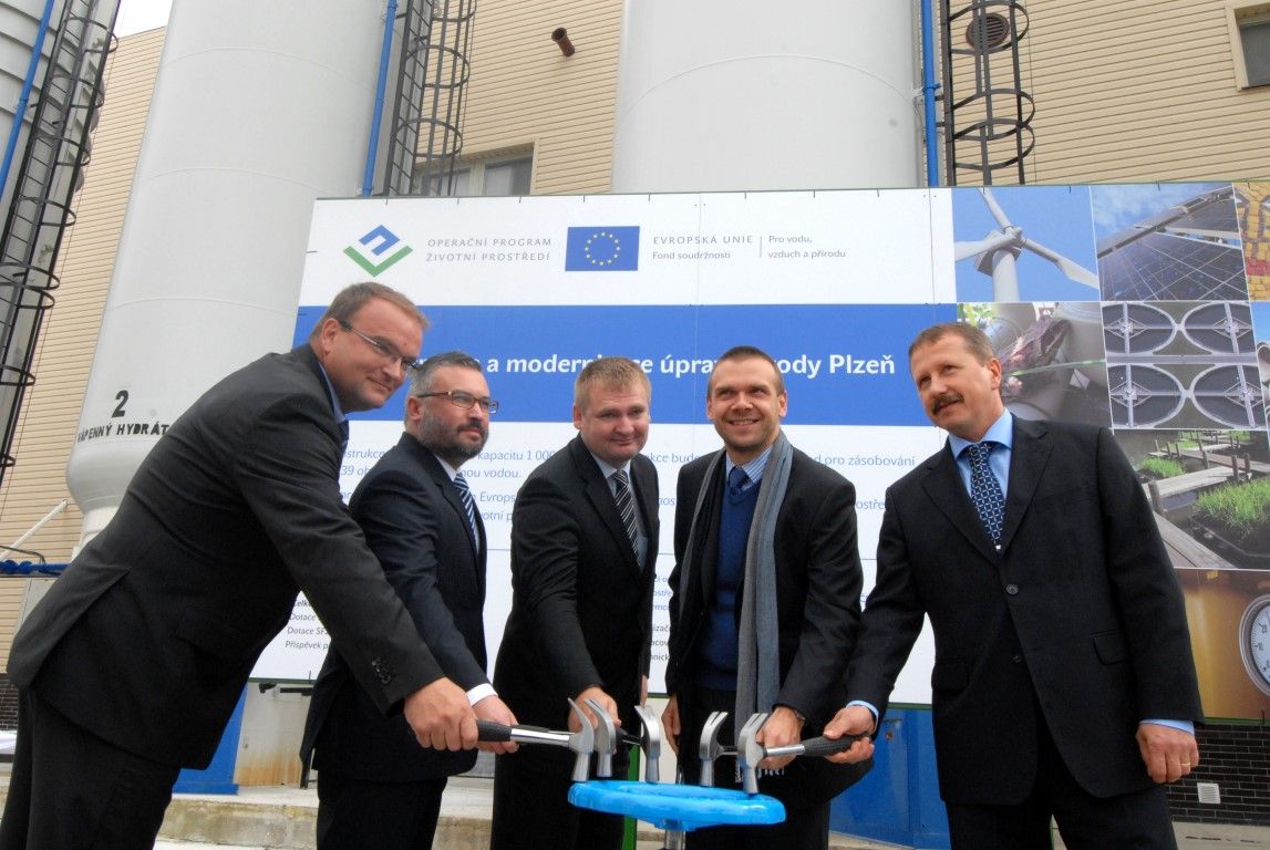 obrázek: Plzeň zahájila rekonstrukci a modernizací úpravny vody 
