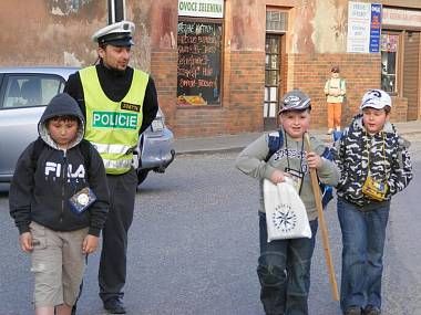 obrázek: Policisté upozorňují: Zebra se za tebe nerozhlédne