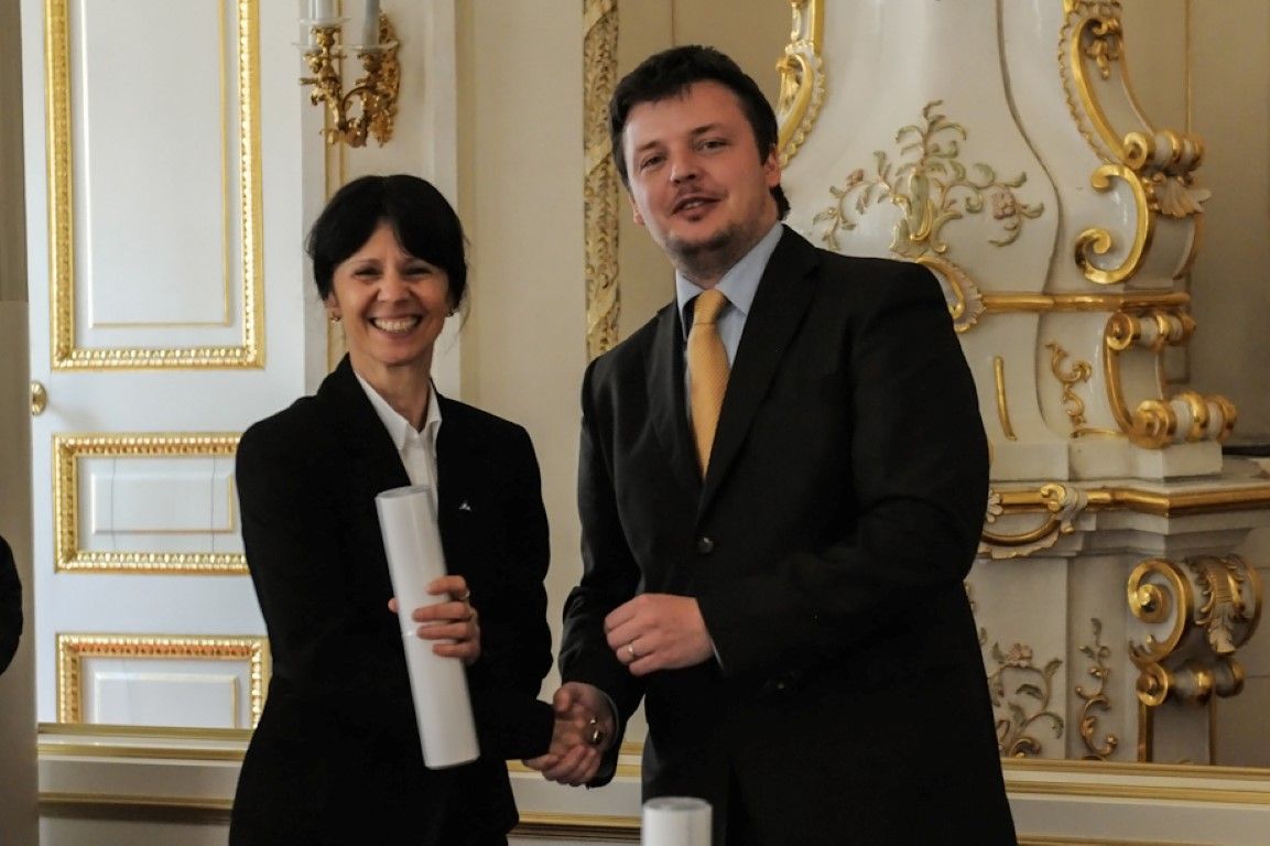 obrázek: Rektorka ZČU převzala prestižní certifikát ECTS Label