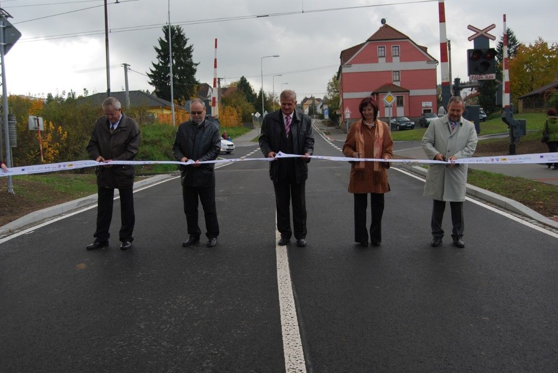 obrázek: Starý Plzenec má rekonstruovaný průtah městem