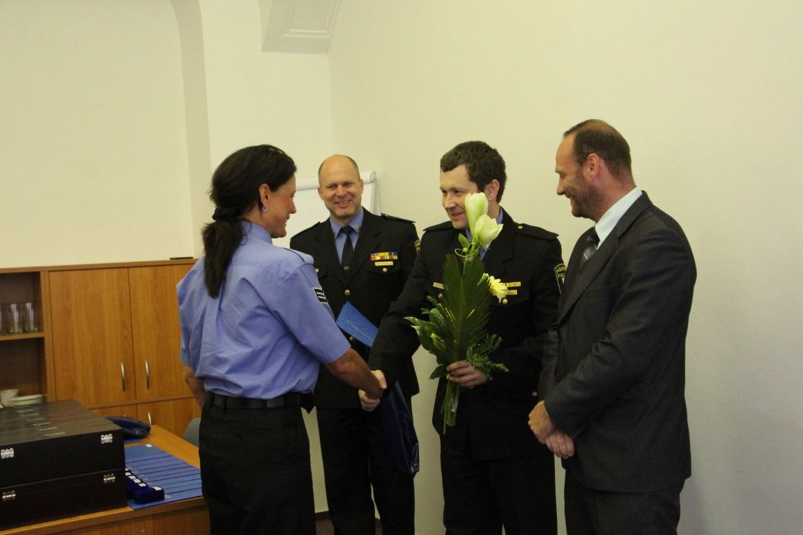 obrázek: Strážníci z Plzně dostali ocenění za mimořádné činy