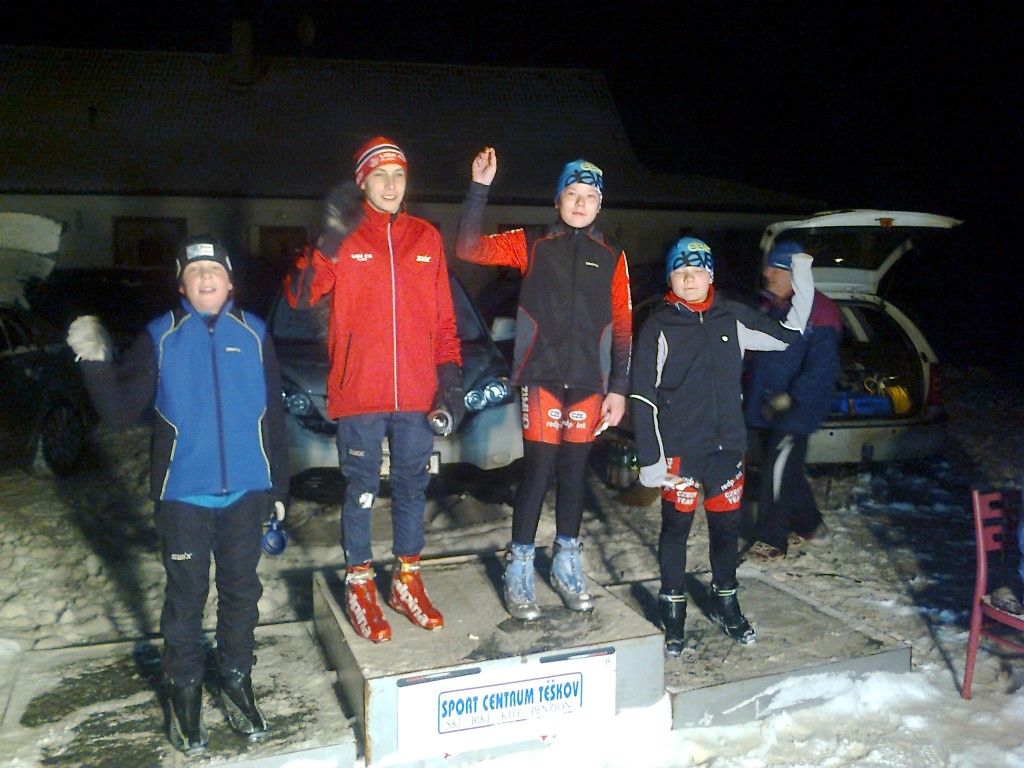 obrázek: Středeční Ski liga areálu Těškov pro Ladislava Provoda