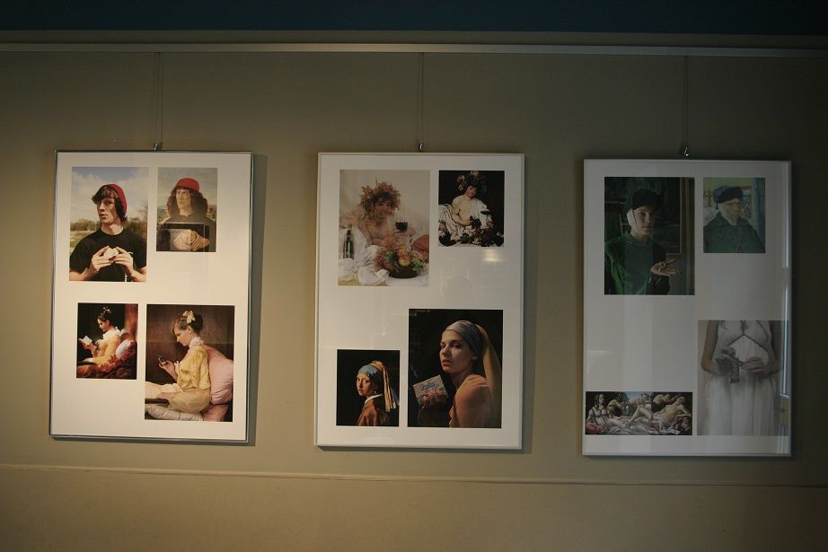 obrázek: V Divadle Alfa vystavují studenti Zámečku