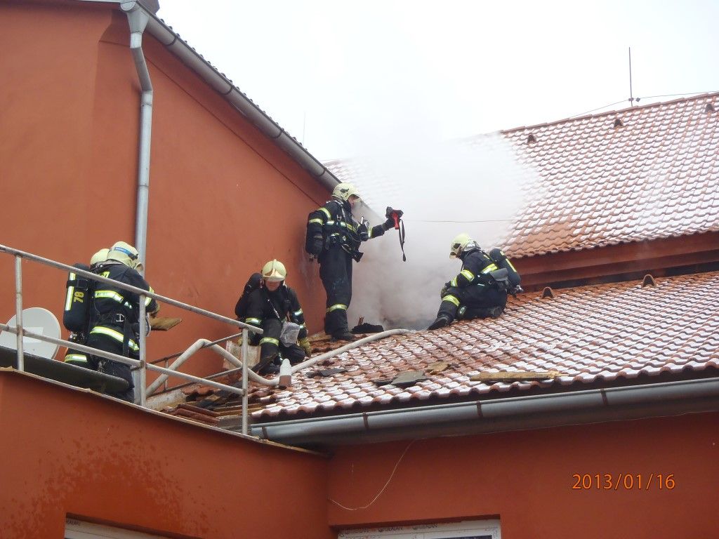 obrázek: V Plzni hořela restaurace U Bradů