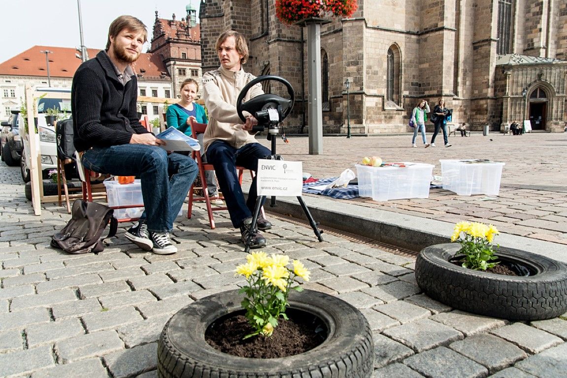obrázek: V Plzni se v pátek koná happening Parking day