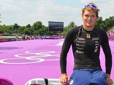 obrázek: Závody Albert Triatlon Tour v Plzni navštívil olympionik Přemysl Švarc
