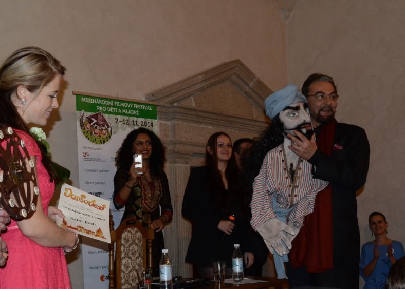 obrázek: Kabir Bedi získal Zlatou rafičku - cenu festivalu Juniorfest