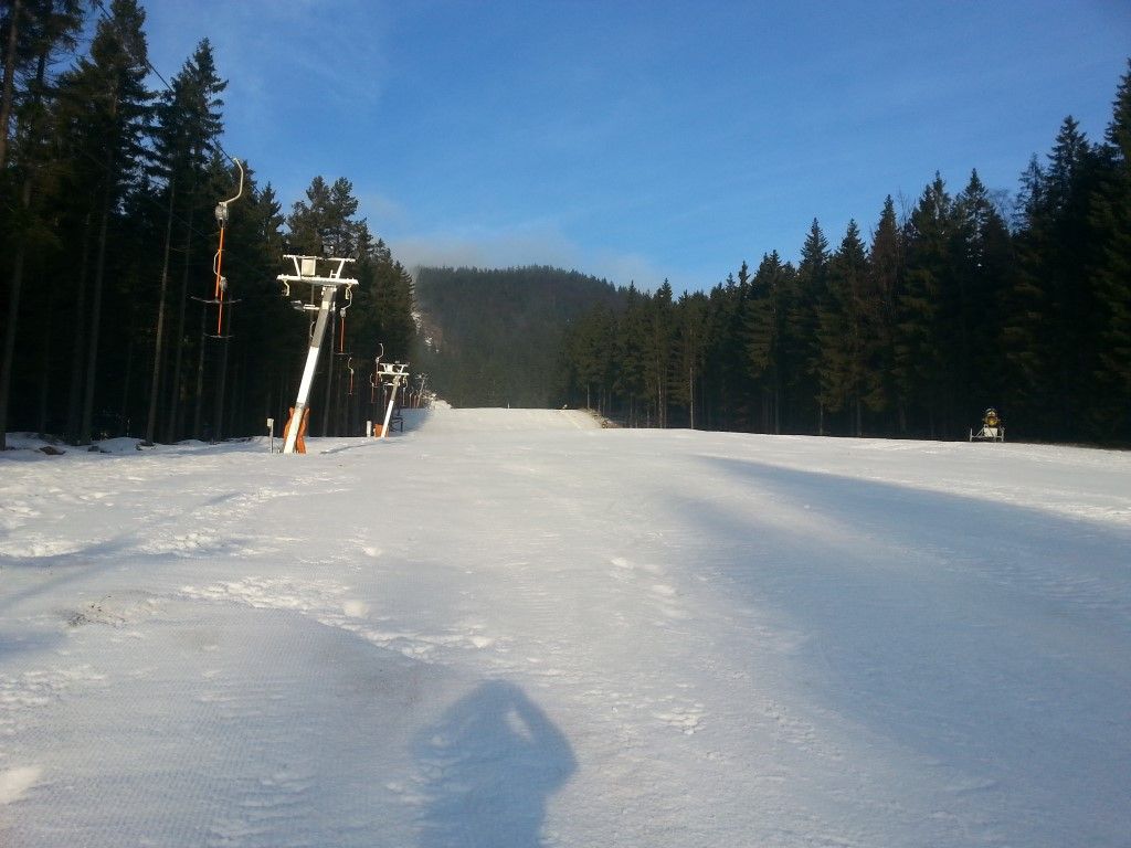 obrázek: Na Špičáku se v sobotu prvně rozjede vlek na Spodní Šanci